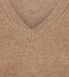 Steppin' Out Women Pullover V-Neck Lambswool Camel Product / Detail