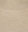 Steppin' Out Women Rollneck Pullover Cotton Cashmere Beige Product / Detail