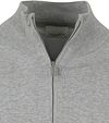 Profuomo luksusowy pulower z zamkiem Half Zip w kolorze szarym Product / Detail