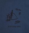T-Shirt Scotch and Soda azul marino con estampado Product / Detail