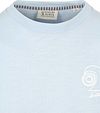 T-Shirt Scotch And Soda Slub con ricamo blu Product / Detail