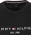 Tommy Hilfiger Logo T-shirt Zwart Product / Detail