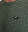 T-Shirt Vanguard con textura verde Model / Detail