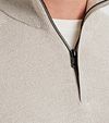 Vanguard Pullover Half Zip Melange Ecru Product / Detail