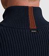 Vanguard Pullover Demi-Zip Structure Marine Model / Detail