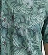 Vanguard Short Sleeve Overhemd Print Groen Model / Detail