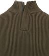 Maglione half zip Suitable Noord verde scuro Product / Detail