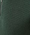 Jersey Half Zip No Excess de punto con textura jaspeada en verde oscuro Product / Detail
