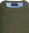 Suitable sweter z jagnięcej wełny z okrągłym dekoltem, oliwkowozielony Product / Detail