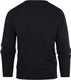Steppin' Out Pull Cotton Cashmere Col-V Marine Product / Achterkant