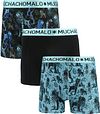 Muchachomalo Boxer-shorts Lot de 3 Delftlion commander en ligne | U-DELFTLION1010-0-Print/Print/Black | Suitable Luxembourg
