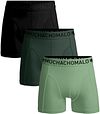 Muchachomalo Boxershorts 3-Pack Solid Grøn 582 SOLID1010-582-6036