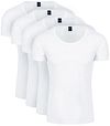 Suitable Otaru T-Shirt Brede Ronde Hals Wit 4-Pack kopen | Suitable