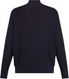 Tommy Hilfiger Big & Tall jersey estructurado con media cremallera en azul marino Product / Achterkant