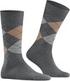 Burlington wełniane skarpety Edinburgh szare 3070 Product