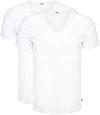 Køb Levi's T-shirt V-Neck Hvid 2Pack 701238694-300 | Suitable