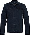 Petrol Denim Jakke i Navy M-3030-JAC001-5147