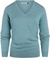 Steppin' Out Pullover Women Cashmere V-Neck Turquoise order online | SW1201.0001-2500 | Suitable Greece