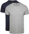 Levi's T-shirt Solid Crew Navy Grey 2-Pack 701238009-003 order online | Suitable