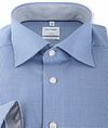 Camicia OLYMP Luxor no stiro a quadri blu Comfort Fit Product / Detail