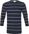 Blue Industry Pullover Stripe Donkerblauw KBIS21-M13 kopen | Suitable