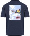 Supply & Co T-Shirt Backprint Trevor Bleu marine SCO26318TR04-4001 commander en ligne | Suitable