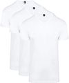 Alan Red Vermont T-shirt V-hals Vit 3-pack 6671/3P/01 Vermont T-Shirt White