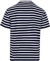 Armor-Lux T-shirt Hèritage Stribet Marineblå Product / Achterkant