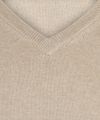 Steppin' Out Trui Cashmere V-hals Ecru Product / Detail