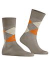Burlington Chaussettes Manchester Carreaux Gris 4180 Product