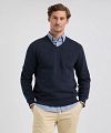 McGregor Trui Merinowol V-Hals Navy Model / Voorkant