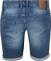 No Excess Short Denim Stretch Bleu Product / Achterkant