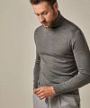 Profuomo Coltrui Merino Groen Model / Zijkant