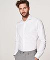 Profuomo Hadleighs Royal Twill Shirt No6 White Model / Voorkant