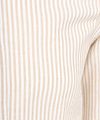Steppin' Out Skjorte Hør Bomuld Stribet Sand Product / Detail