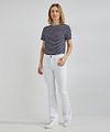 Steppin' Out Women Flared Jeans White Model / Voorkant