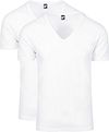 Alan Red T-Shirt 2 pack NOV Extra Diepe V-Hals Stretch 5601/2P/01 NOV T-shirt White