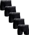 Bjorn Borg Boxershorts i bomuldsstretch, 5-pak, sort 10004234-MP005