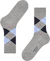 Burlington Manchester Socken Kariert Grau 3615 Product / Detail