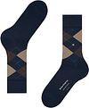 Burlington wełniane skarpety Edinburgh niebieskie 6121 Product