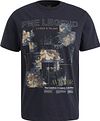 PME Legend Trikå T-Shirt Logo Marinblå PTSS2503570-5281