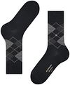 Burlington Manchester Socken Kariert Schwarz 3000 Product