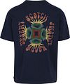 T-shirt Scotch & Soda z nadrukiem na plecach w kolorze granatowym Product / Achterkant