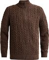 Vanguard Trui Half Zip Wol Blend Moonscape VKW2610354-4323 kopen | Suitable