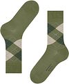 Burlington Chaussettes Manchester Carreaux Vert 7473