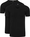 Alan Red T-shirt Czarny 6681/2P/99 Oklahoma T-shirt Black 2-pack