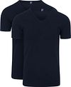Alan Red T-shirt Niebieski 6681/2P/06 Oklahoma T-shirt Navy 2-pack