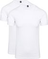 Alan Red Ottawa T-shirt Stretch Wit (2Pack) | Suitable Herenmode 6680/2P/01 Ottawa T-Shirt