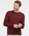 Barbour Tisbury Pullover Wool Bordeaux Model / Voorkant