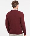 Barbour Tisbury Sweater Laine Bordeaux Model / Voorkant